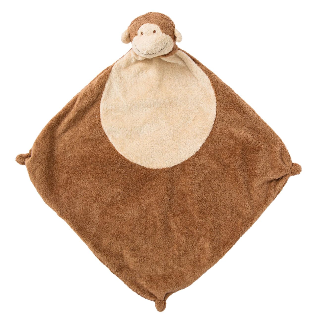 

Blanket Blankie Monkey Blanket Baby Stuffed Animal Baby Mini Size Cute Sleeping [Angel Dear] Brown/1133 [Used]