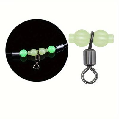 1Pc Luminous Fishing Swivels - Multi-Directional 3-Way T-Shaped Connectors- Glowing In the Dark for Night Fishing, Durable Outdoor Fishing Tackle