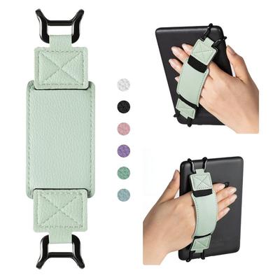 PU Leather Secure Hand Strap High Elastic Anti Drop Finger Grip Strap for Kindle/Kobo/Voyaga/Lenovo/Sony 6-8" E-Book Tablet