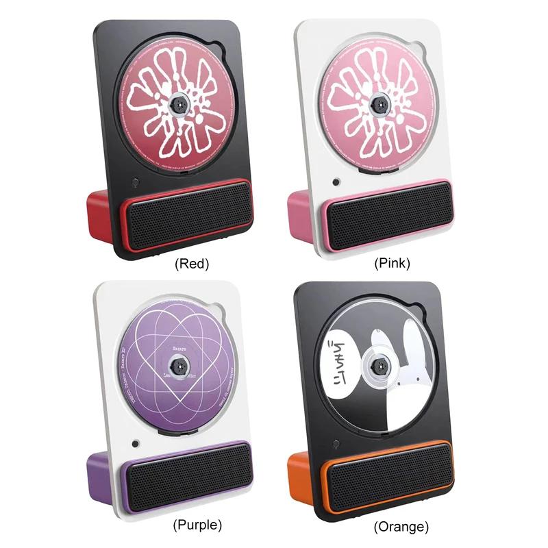 Portable CD Player Wireless Bluetooth Music Player Rechargeable Music Album CD DISC Player Home CD Machine with Remote Control