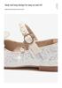2026 Spring Girls' Princess Leather Shoes with Rhinestone Bow & Soft Sole