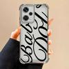 Creative Stylish English Letters Case for Redmi Note 14 Pro Plus Note 13 11s A3 A5 11 10 Lite K80 13C 12 9 Pro Phone Cover