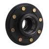 16PCS 8 On 6.5in Trailer Hub Kit 7000lbs Capacity Secure Connection Replacement Axle Hub Set for Trailer Axle