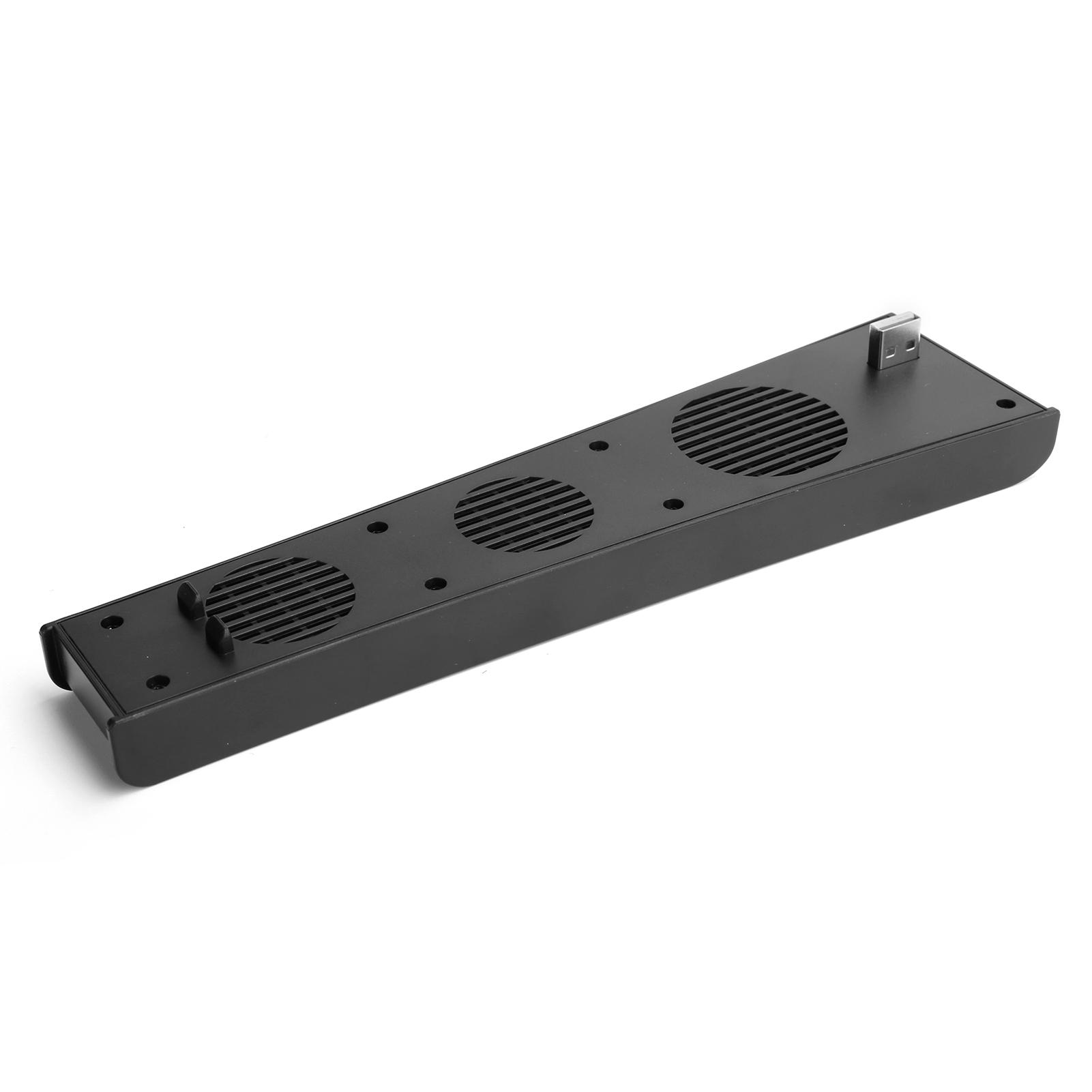 

Game Console Cooling Fan for USB Cooler with 3 Fans for DE/CDROM Game Host(Black )