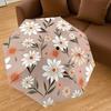 1PC Floral Pattern Umbrella-8-Rib Reinforced Portable Folding Travel Suitable for All Seasons Outdoor Daily Use Is an Ideal Choice -F338