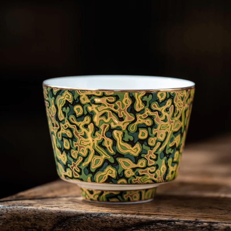 Handmade Ceramic Lacquer Teacup