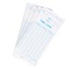 100 Pcs Time Card 7.09x3.27in Dual Sided Microcomputer Attendance Machine Card Employee Time Sheet for Company