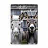 Vintage Donkey Metal Poster Wall Art Home Decor Bar Gift