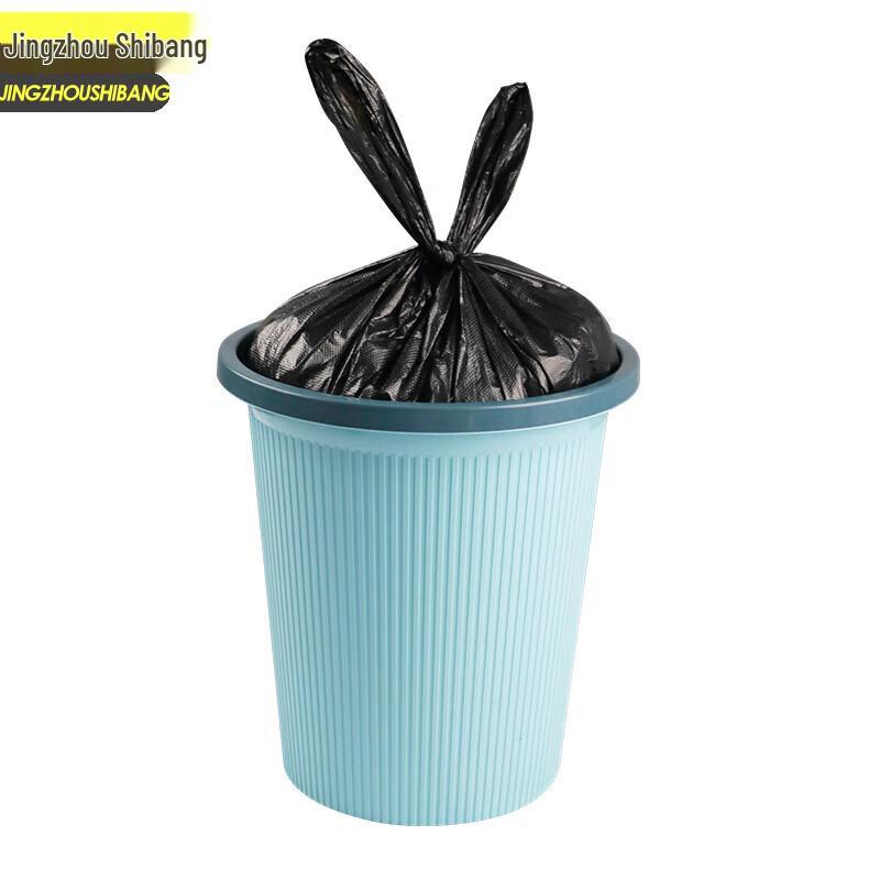 Jingzhou Shibang Thickened Black Vest Handle Garbage Bags
