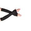 1 Pair Girl Fingerless Glove Simple Style Comfortable Knit Gloves Knitting Craft Girls Arm Covers Hand Cover for Outdoor Wearing