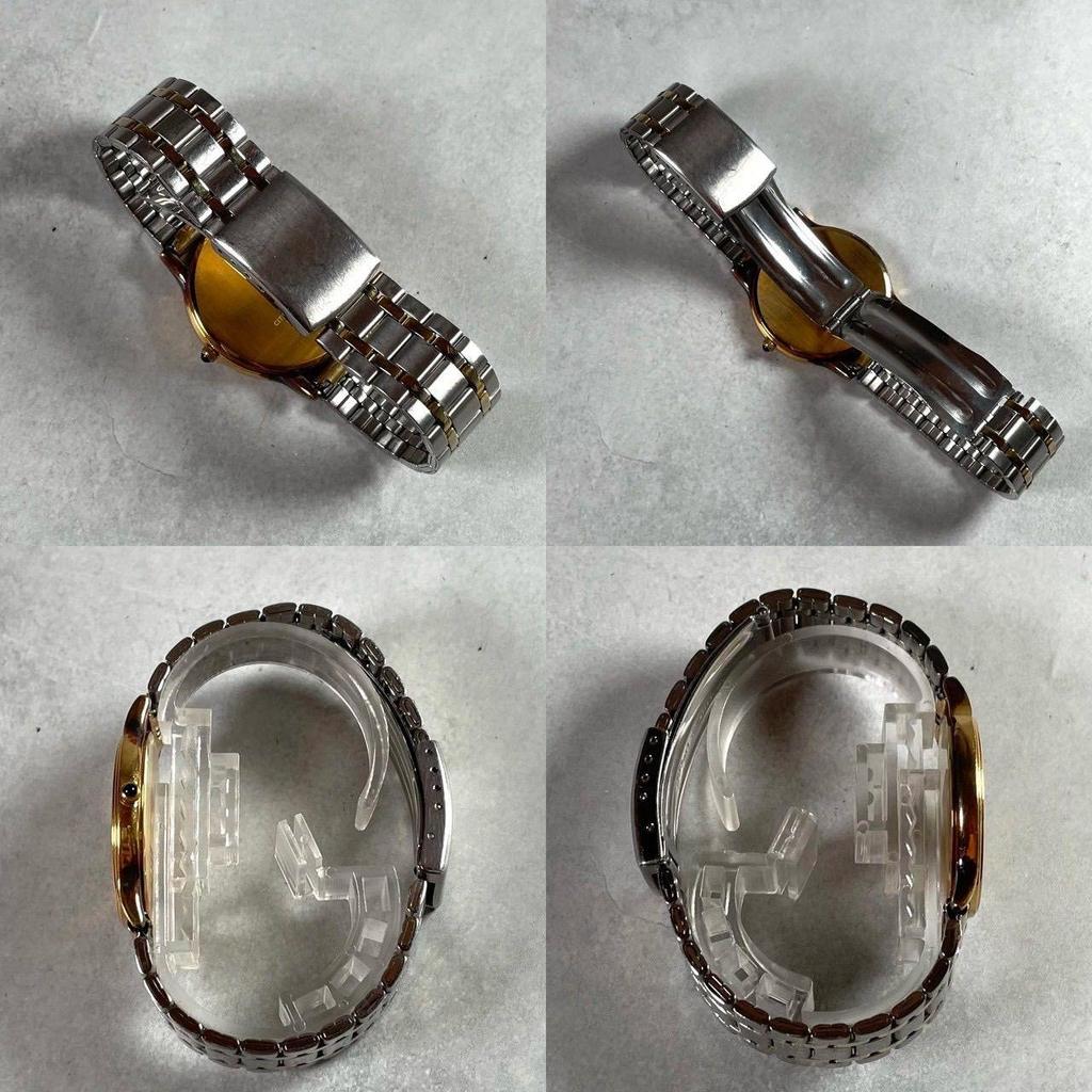 Used [Battery new/working item] CITIZEN Citizen EXCEED 1988 Quartz Watch Combi Color Gold Dial Antique Vintage Retro Watch Used Good Item Anonymous