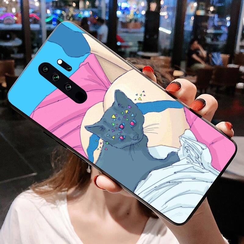 Digital Art Love Trippy psychedelic Phone Case for Redmi 9A 8A 7 6 6A Note 9 8 8T Pro Max Redmi 9 K20 K30 Pro