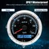 Custom 7 Color LED Universal 80MM GPS Speedometer 0-120kmh 0-60kmh Speed Meter For Boat Car Yacht 80MPH Odometer With Antenna