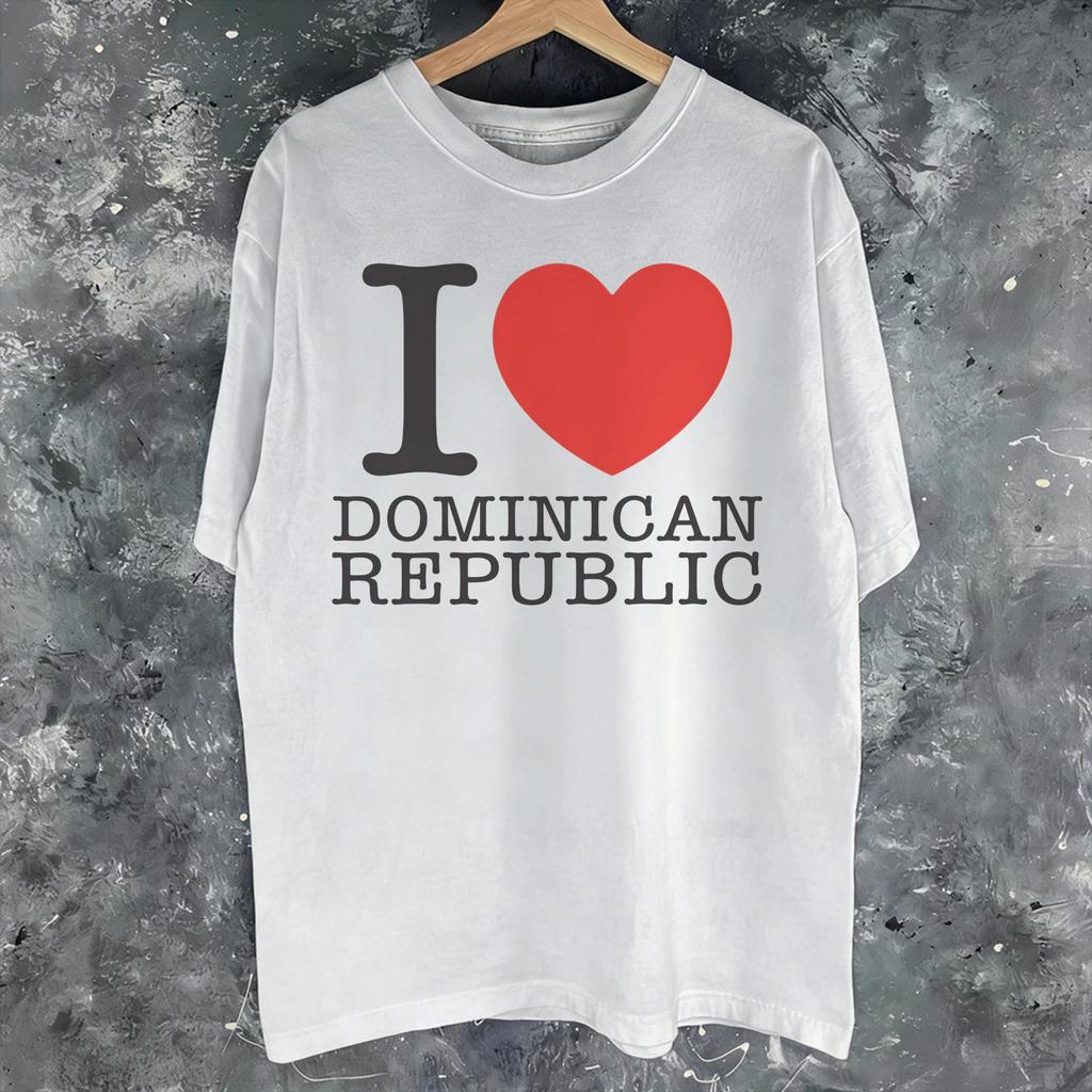 Unisex Women Graphic Print Dominican Republic  Tee T Shirt Pure Cotton  Tshirts Clothes
