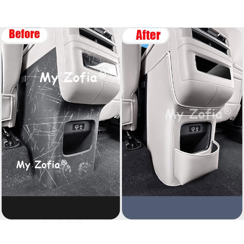 For BYD Ti7 Leopard Titanium 7 2025 2026 Rear Seat Back Air Vent Anti Kick Pad Car Interior Protection Upgrade Accessories