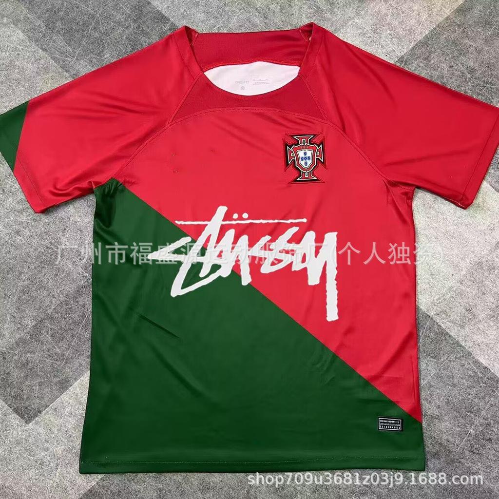 Retro Jersey Brazil Argentina Germany England Portugal Spain Signature Short Sleeved Football