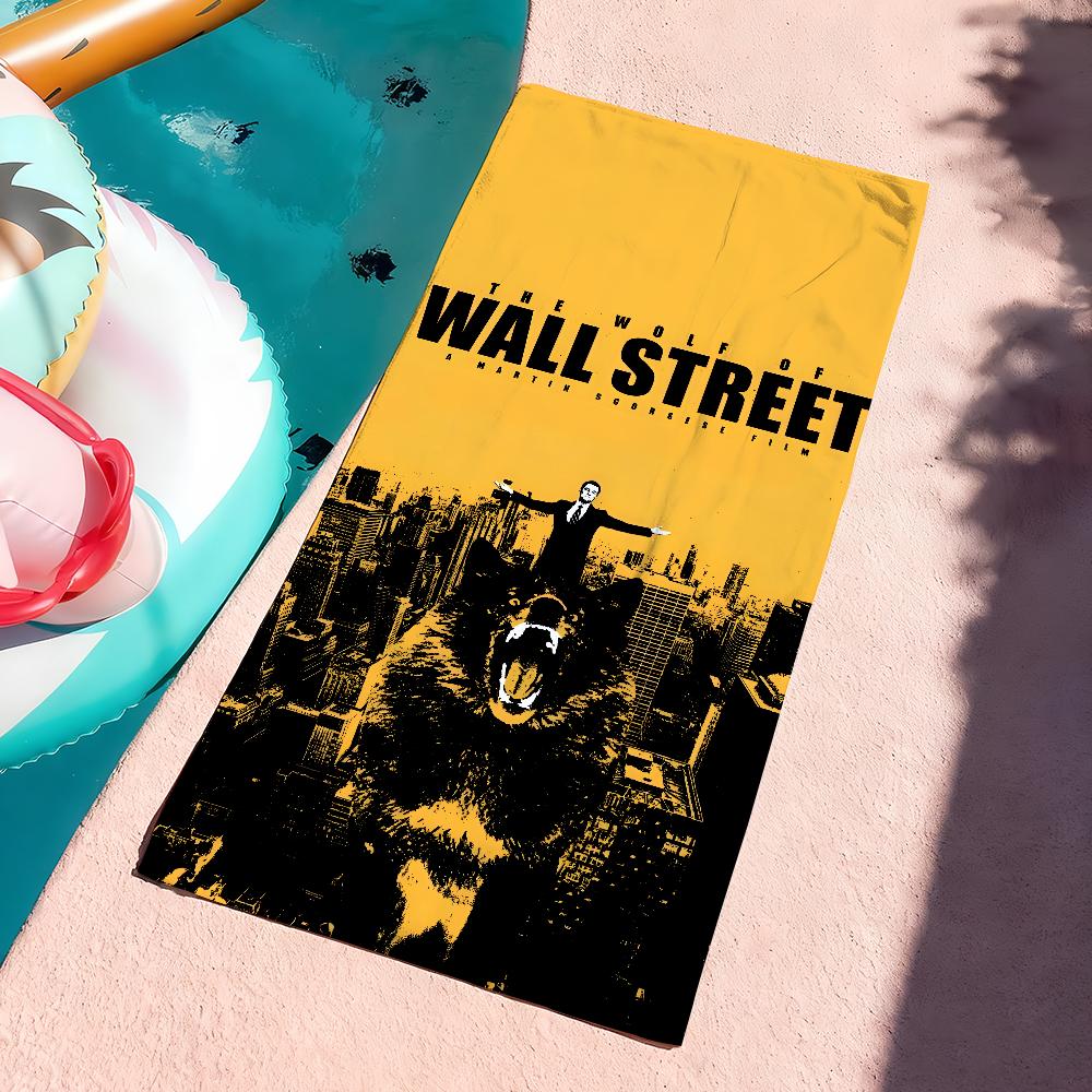 

Classic Movie The W-Wolf of Wall Street Towel Quick Dry Soft Yoga Swimming Fitness Mountain Climbing Large Beach Towels W40*H60(CM)