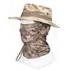 Sommer Outdoor Tarnung Bergsteigerhut Radsport Sonnenschutzhut Vollgesichts-Sonnenschutzmaske Herren Sonnenschutzhut Fischerhut