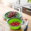 Collapsible Colander for Kitchen Fruit Vegetable Washing Basket Strainer Foldable Basket Drainer Kitchen Tools