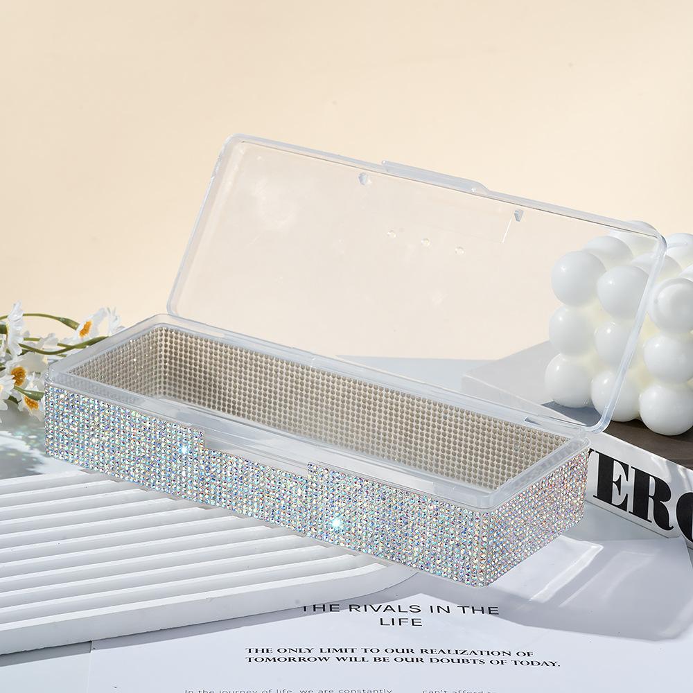 New Diamond Nail Art Storage Box Nail Art Jewelry Nail Diamond Jewelry Box Creative Storage Box