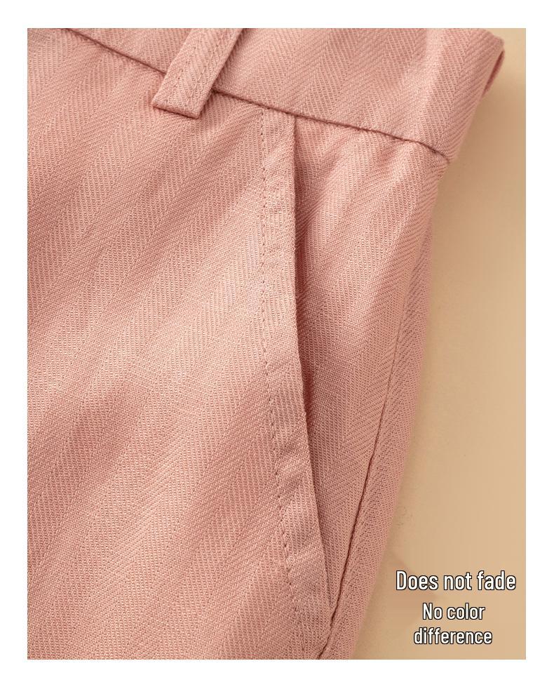 Women's 2026 Summer Tencel Linen High-Waist Anti-Wrinkle Wide-Leg Pants