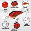 Lucky Craft USA LC DRS Deep Rattle Sound Fishing Lure Crankbait Flake Striped 1.0DD (176 Gill)