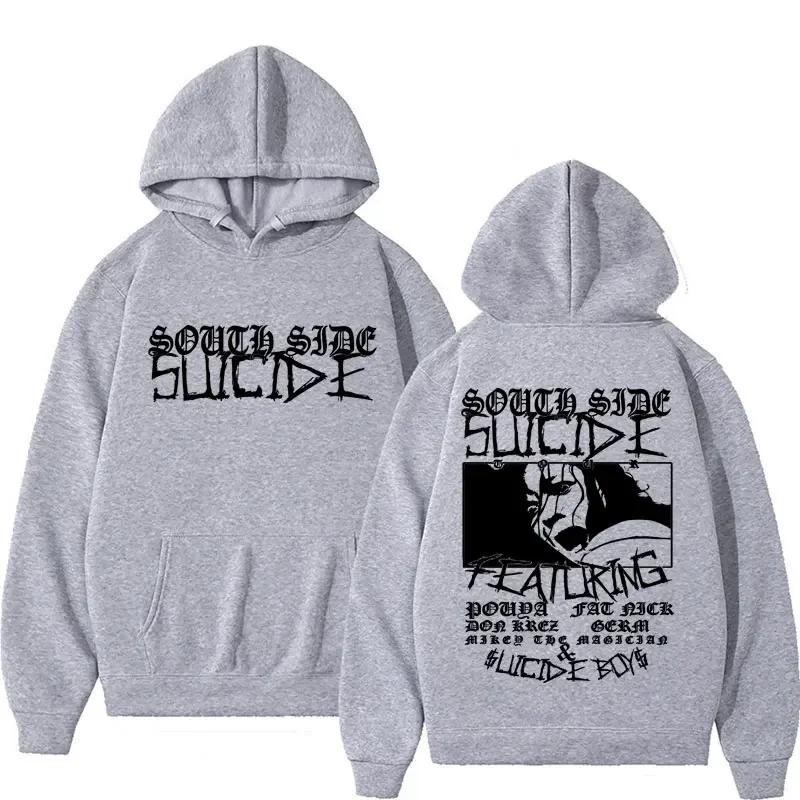 Suicideboys Hoodies for Men Women Clothing Fashion Hip Hop Sweatshirts Vintage Harajuku Hooded Pullovers Streetwear