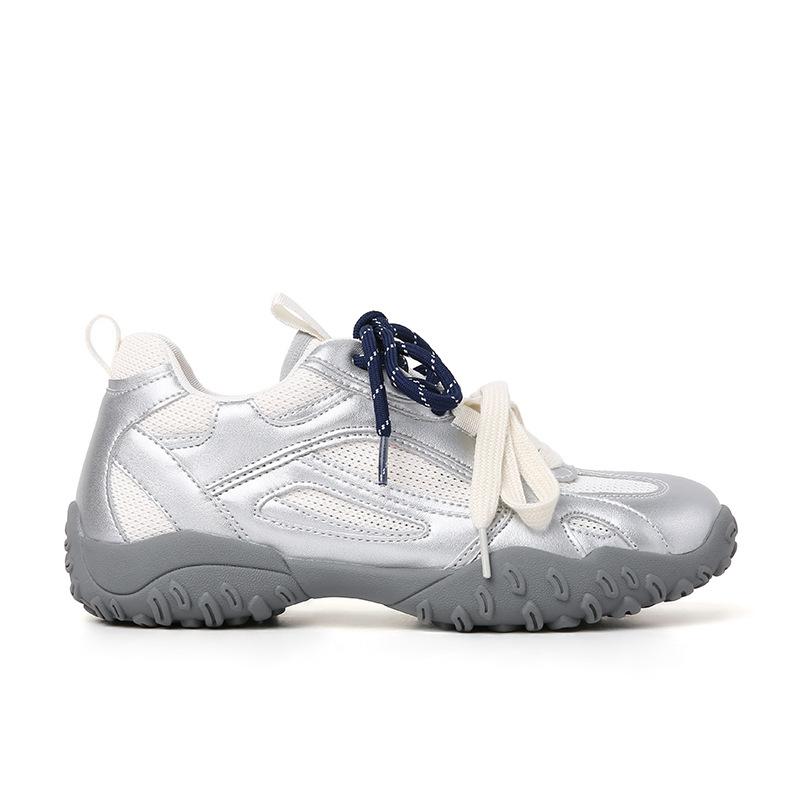 Casual shoes breathable outdoor thick-soled heightening white shoes casual sports shoes women