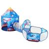 3 in 1 Kids Play Tent with Tunnel for Boys, Girls, Babies and Toddlers, Indoor/Outdoor Pop Up Playhouse with Carrying Bag & Banding Straps Birthday