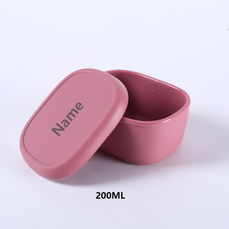 

Food-Grade Silicone Lunch Box Microwave-Safe Storage Container Free Name Printing Surprise Gift Option great for building skills and creativity