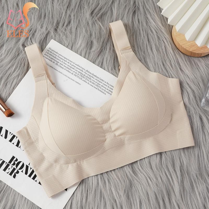 

Бесшовные бюстгальтеры пуш-ап больших размеров, невидимый бюстгальтер для подъема для женщин, бюстгальтеры с полной чашкой M бежевый