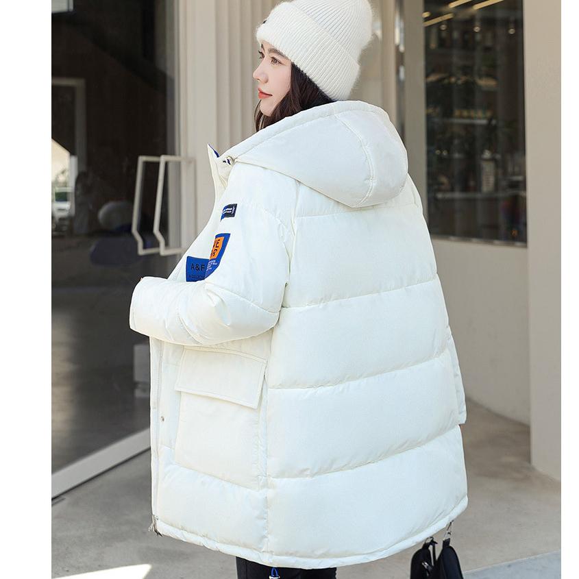 Wear Down Padded Jacket On Both Sides, Girls' Winter Clothes, Tooling Padded Jacket, Women's Mid-length Fashion, Loose Padded Jacket Trend