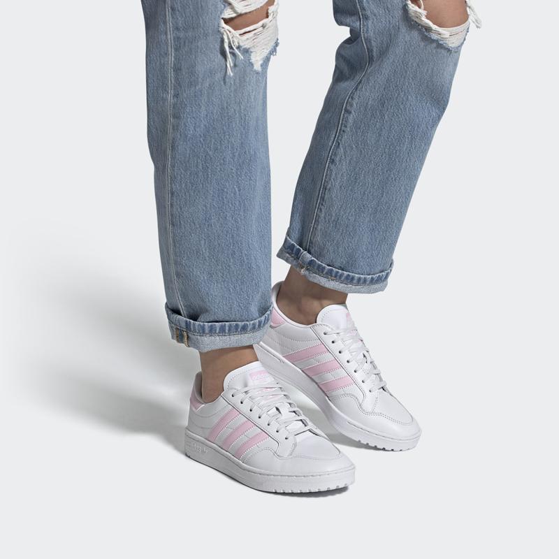 Adidas Team Court 'White Clear Pink' Women's FW5071