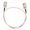 SO239 Head Feeder Cable 50cm Long SC316 Line Low Loss Coax Jumper Cable for Antenna Analyzer SWR Meter