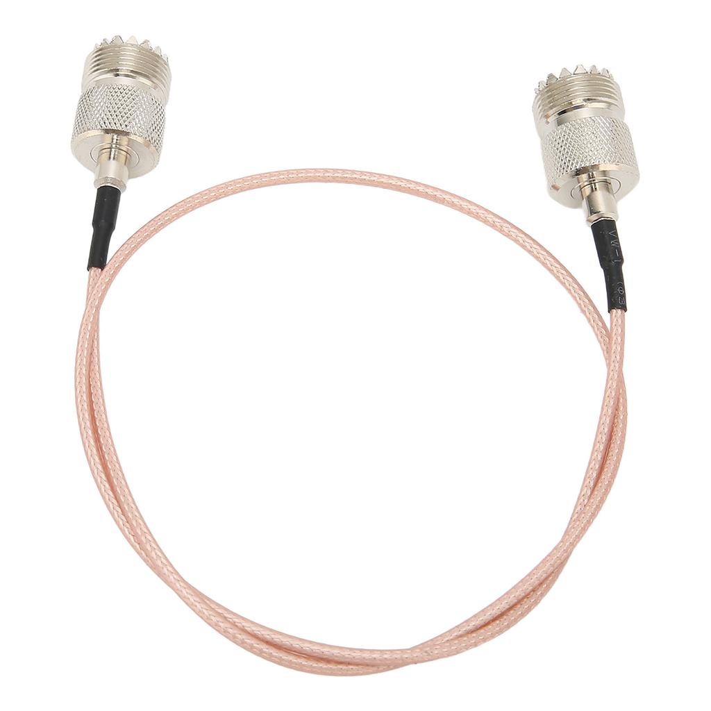 SO239 Head Feeder Cable 50cm Long SC316 Line Low Loss Coax Jumper Cable for Antenna Analyzer SWR Meter