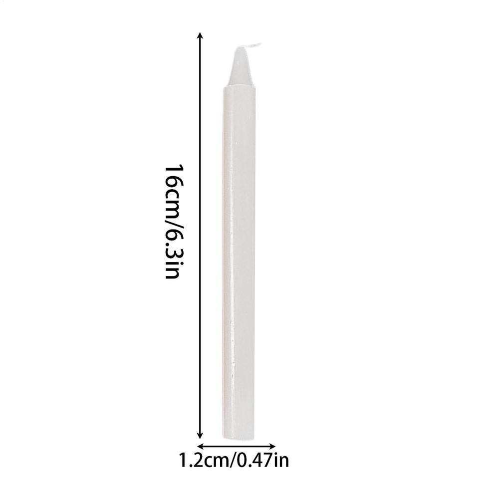 10pcs Household Taper Candles Lighting Odorless White Red Candles Short Taper Candles Survival Supplies For Wedding Blessing белый