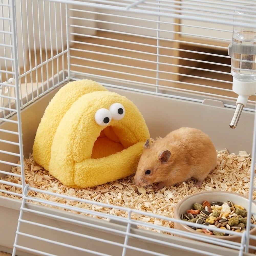 Cozy Hedgehog Hideout Nest Cold-proof Pet Cotton Hut Hamster Bed House Cage Accessories