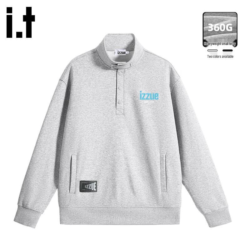 

izzue Men s Stand-Collar Sweatshirt 3XL