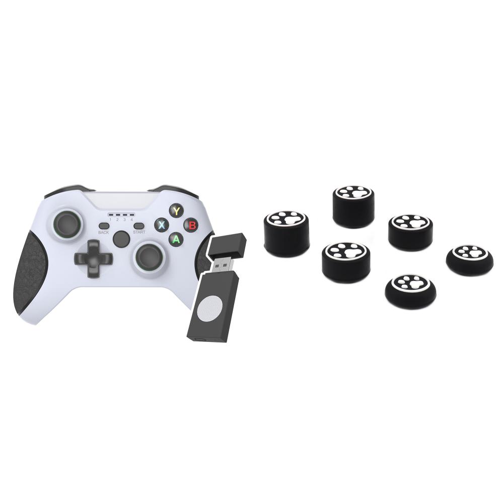 

Беспроводной 2.4G консольный контроллер без задержки для Xbox One X/S (белый)