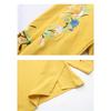 Summer Cotton Embroidered Large Size Women Blouse O Neck Flower Loose Bottoming Shirt New Casual T-shirt Retro Simple Top Basic Elegant Woman Clothing