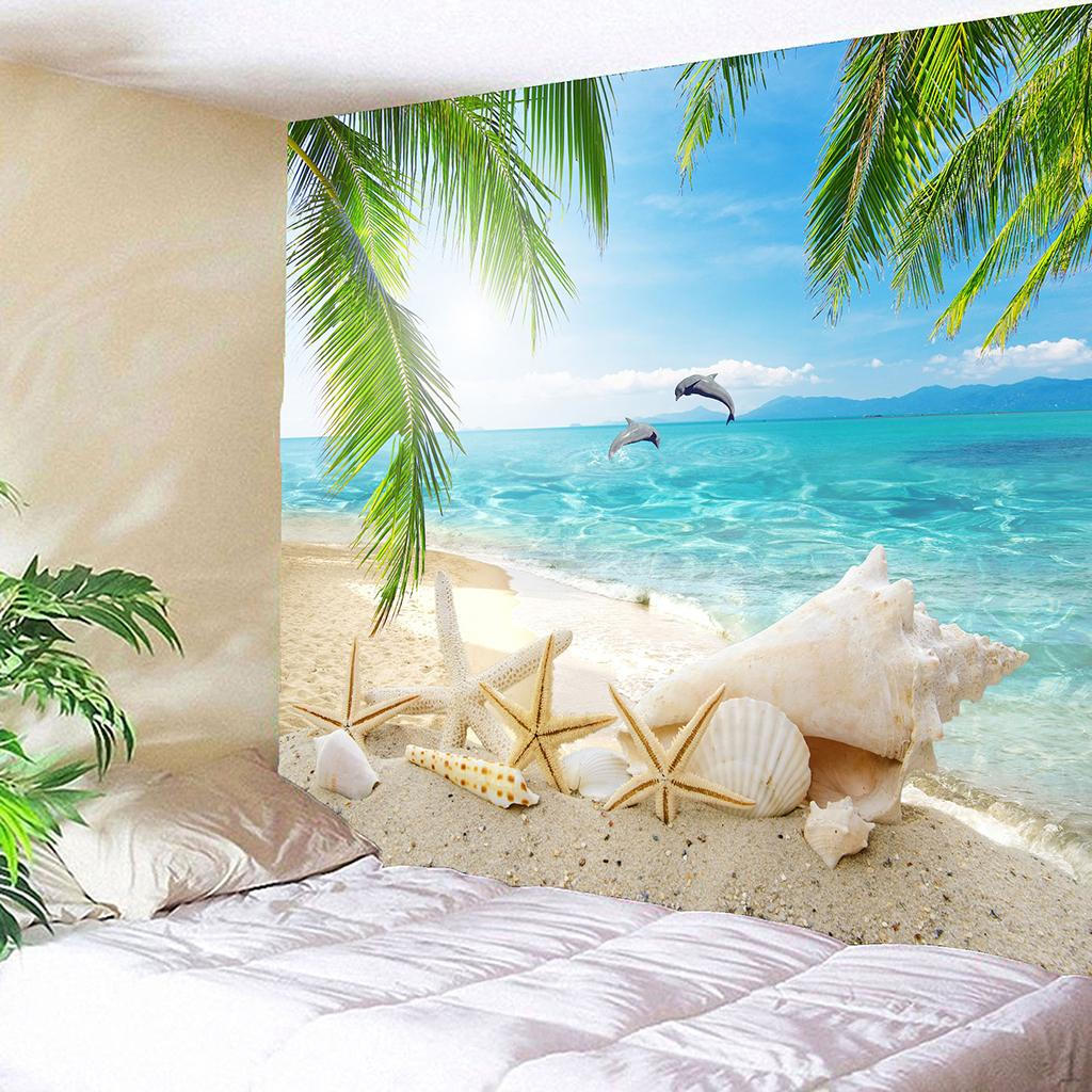 Tapestry Beautiful Pictures Art Mural Hanging Decoration Seascape