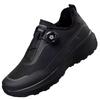 Men's shoes new rotating button men's casual shoes black commuter shoes platform non-slip outdoor sports shoes men