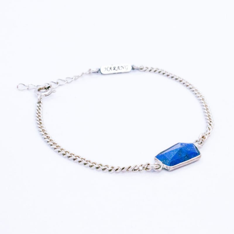 HARANG HR 331B_Fünfeckiger Schliff Lapis Lazuli Armband