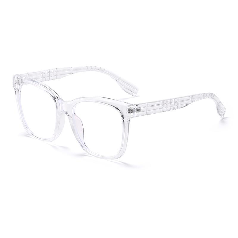 

66038 Star With The Same Rose Black-Frame Glasses, Fashionable Large-Frame Plain Flat Glasses, Anti-Blue Glasses