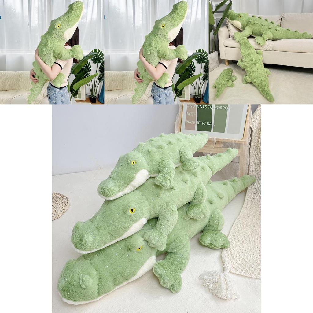 Crocodile Plush Toy Giant Pillow With Pp Cotton Filling For Kids Sleep And Play