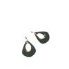 Elegant Retro Korean Wooden Earrings for Women – Versatile Autumn/Winter Long Studs