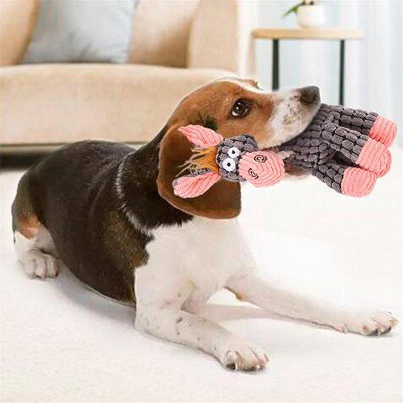 Buy Soft Dog Squeak Toy Pet Simulation Animal Toy 1Pc Pets Supplies