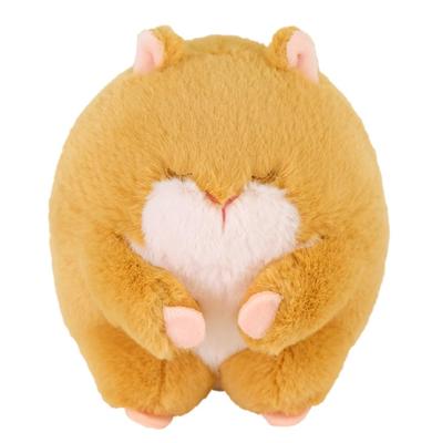 Peluche Hamster Pam Pam Sunlemon, Piccolo Criceto, Marrone, 10 x 9.5 x 11cm, Carino e Rotondo, Marrone, Formato Palmo, P-1013