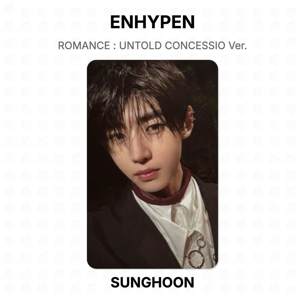 ENHYPEN ROMANCE : UNTOLD CONCESSIO Ver. Official Photocard