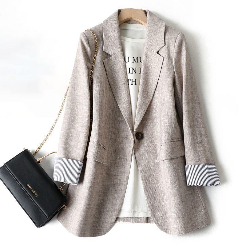 Spring Women's Fashionable Casual Large Size Business Blazer